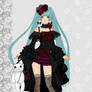 Anime gothic girl dress up game