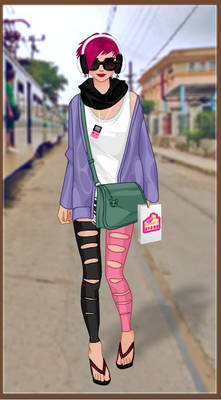 Street style dress up game