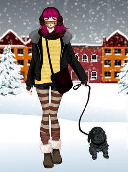 winter fashion dress up game