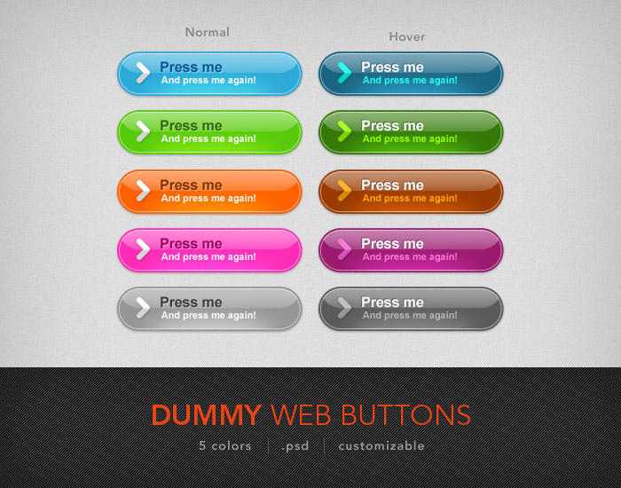 Dummy Web Buttons Part 1