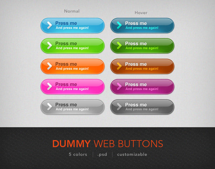 Dummy  Buttons Part 1 by artbees on DeviantArt