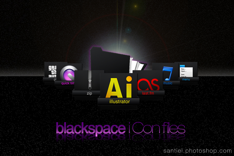 blackspace icons