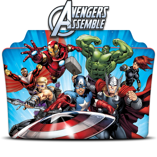 Marvel Avengers Assemble 2-Pocket Portfolio Folder Set of 2 