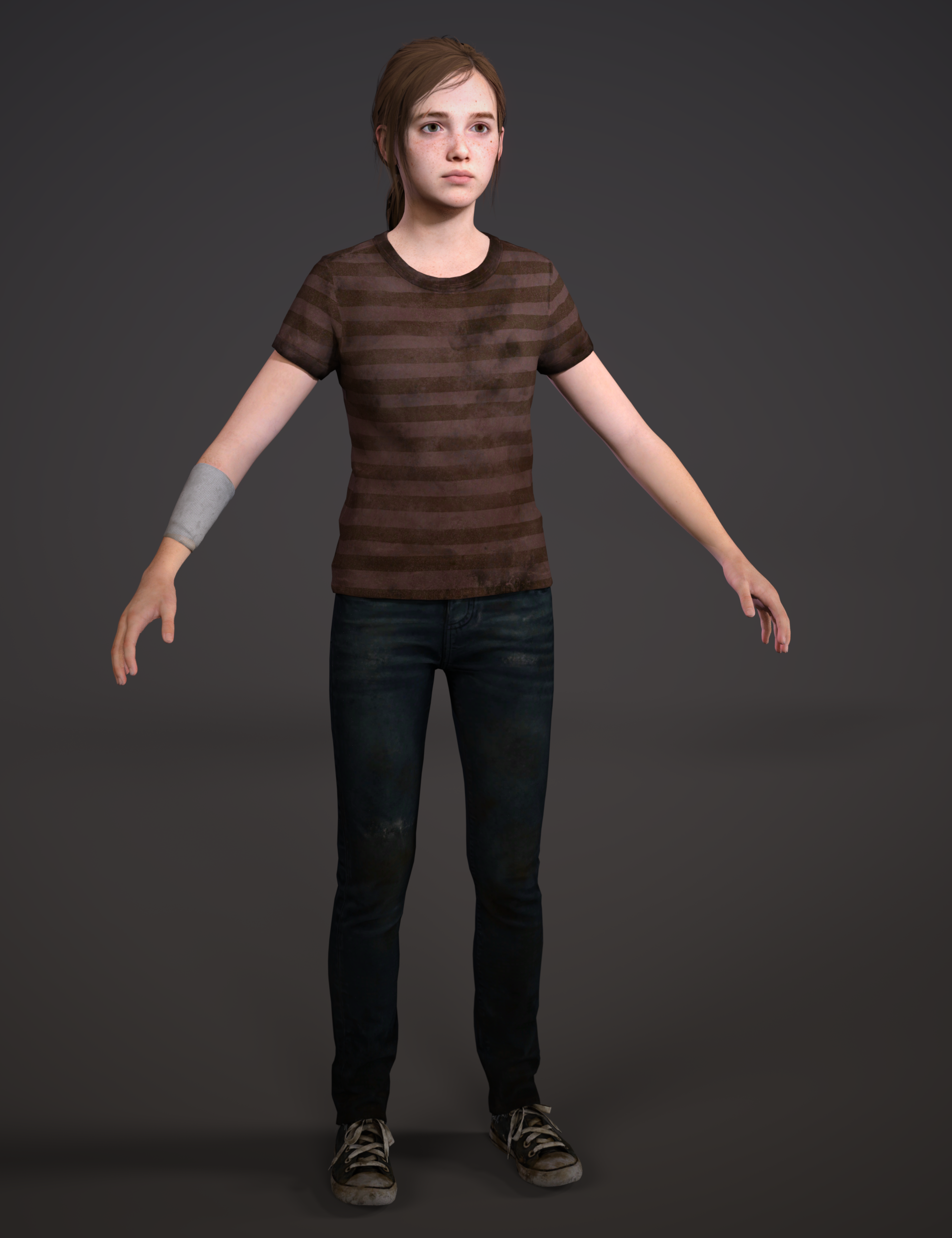 The Last Of Us Part II models - Young Ellie by Fonzzz002 on DeviantArt