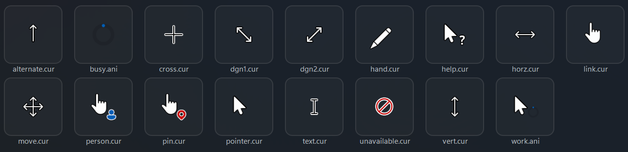 Windows 11 Fluent Cursors (Tailed Light) by Arteffect10520 on DeviantArt