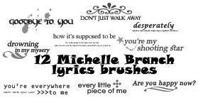 12 lyrics brushes icon sized