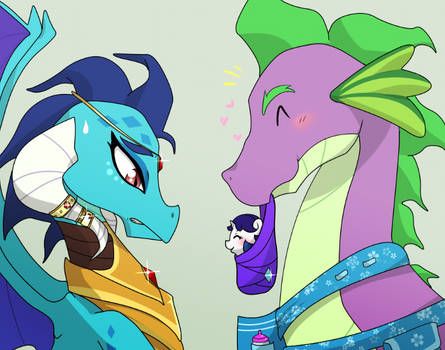 Ember meet Amber by GamblingFoxinaHat