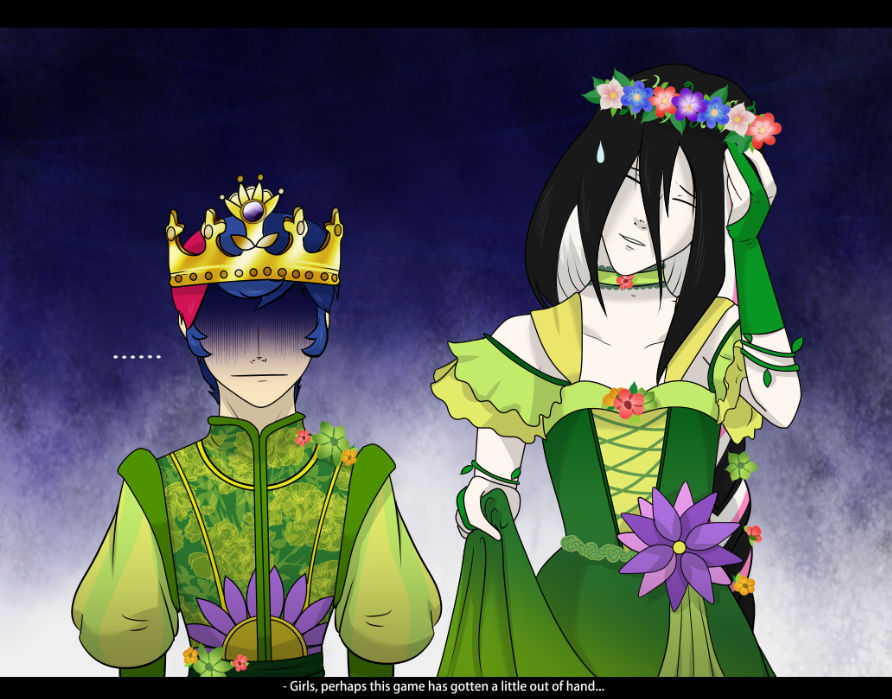 Prince and Princess of Flowers by GamblingFoxinaHat on DeviantArt
