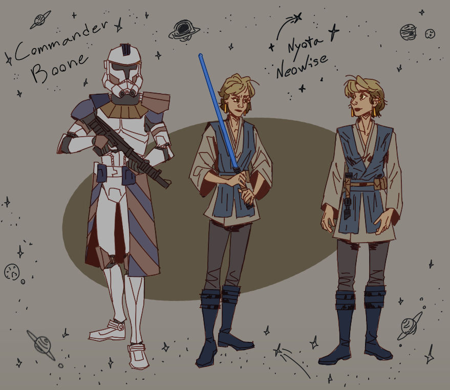 Jedi and Clone trooper OC. by Rolfwolf on DeviantArt