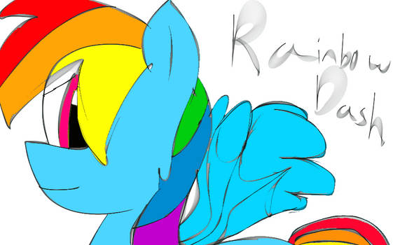 Rainbow Dash Drawing