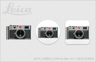 LEICA CAMERA ICONS for Mac OS v.1.00 [FOLDERS]
