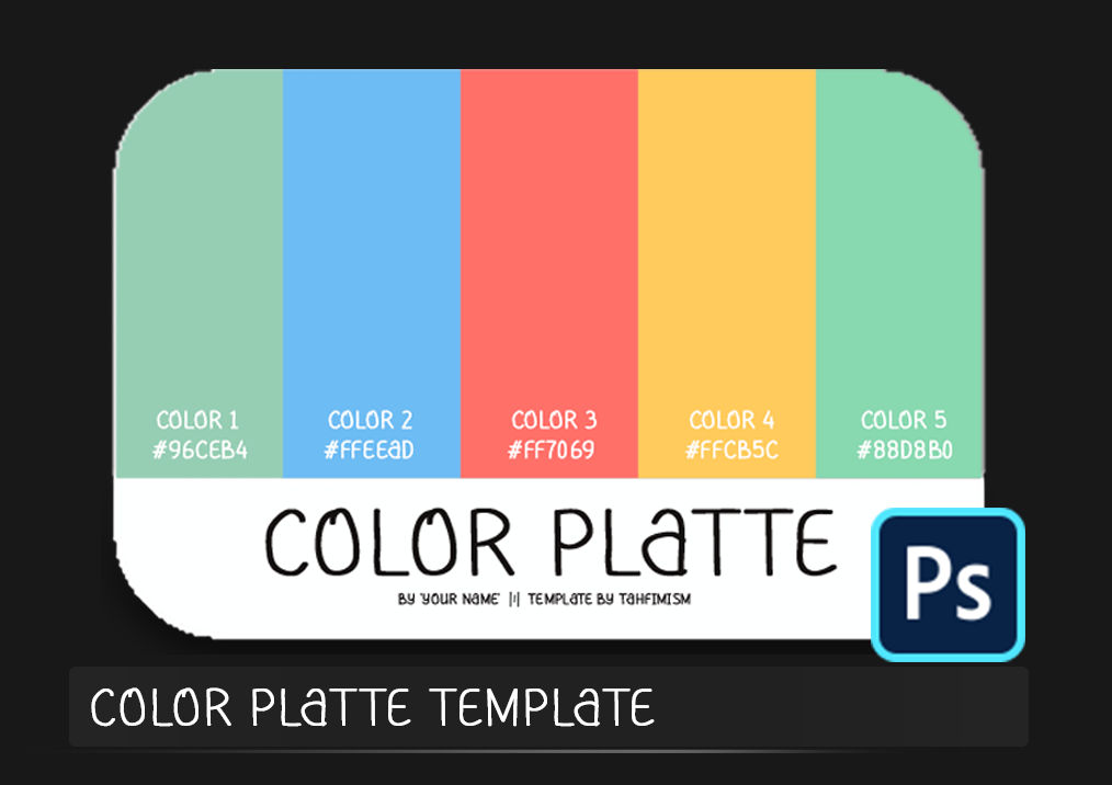 Color Platte Template by Tahfimism by tahfimism01 on DeviantArt