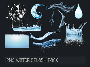 PNG water plash pack 1 by tahfimism