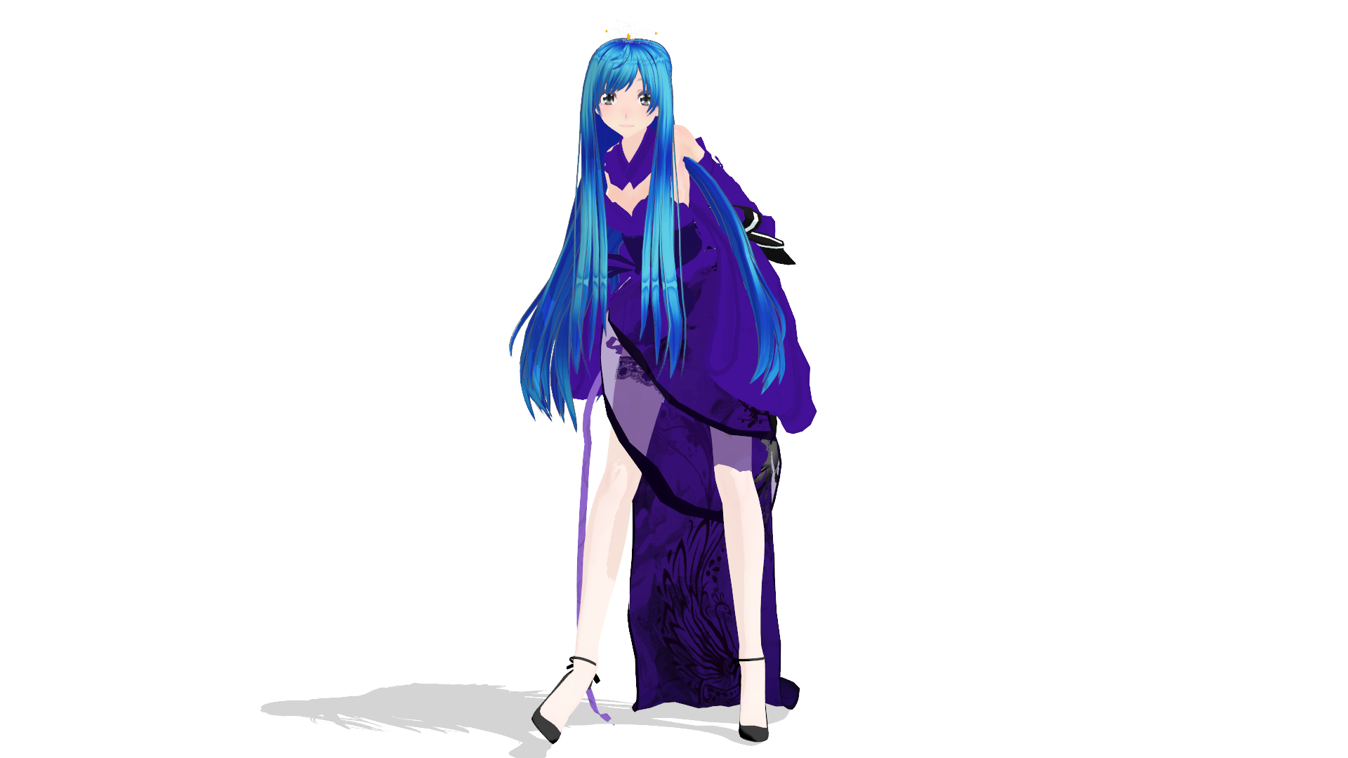Kimono Lunar MMD DL by Creeperless on DeviantArt