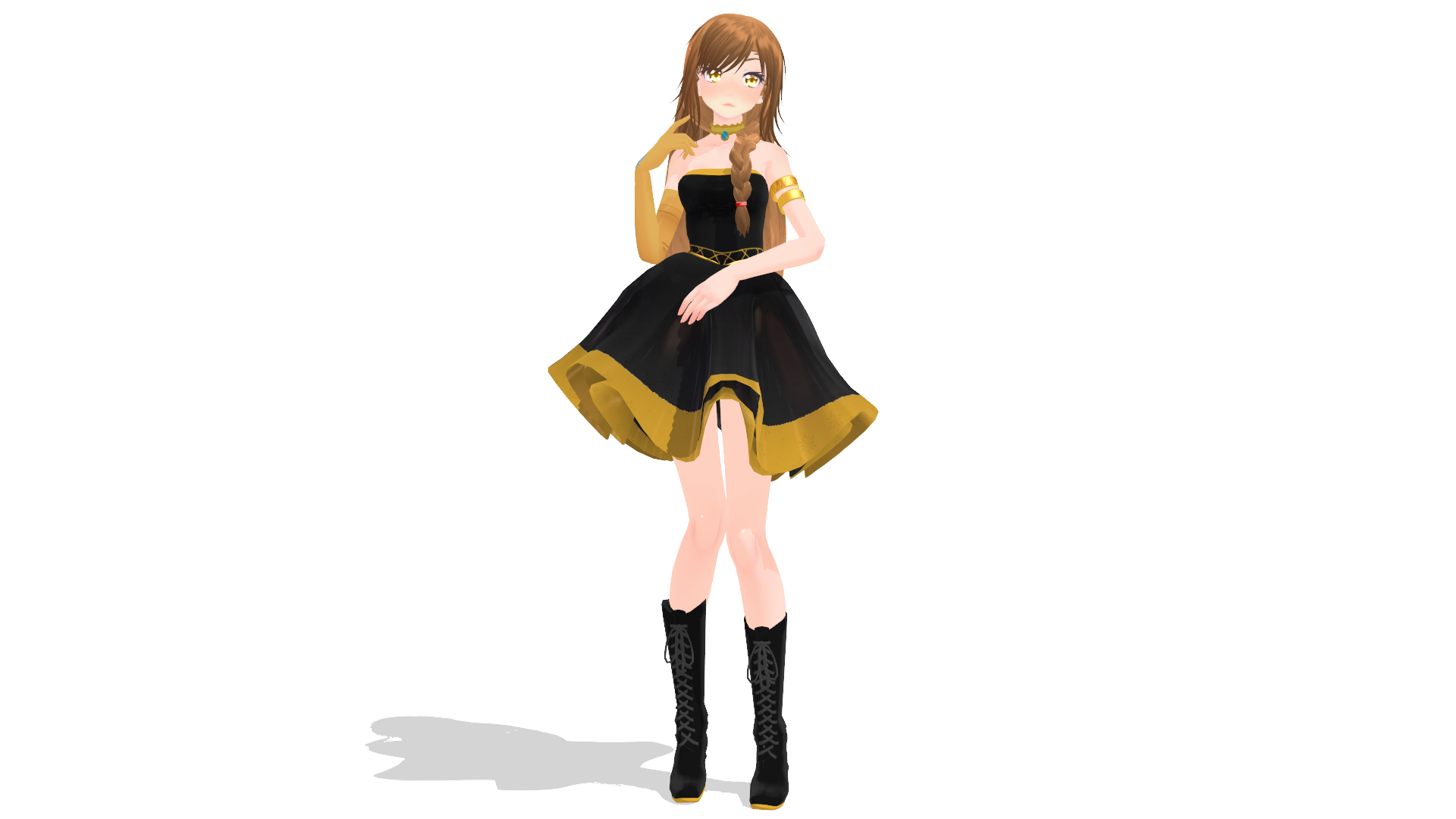 Gold V.2 MMD DL by Creeperless on DeviantArt