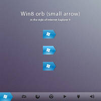 Win8 orb 'small arrow' by AlexandrePh