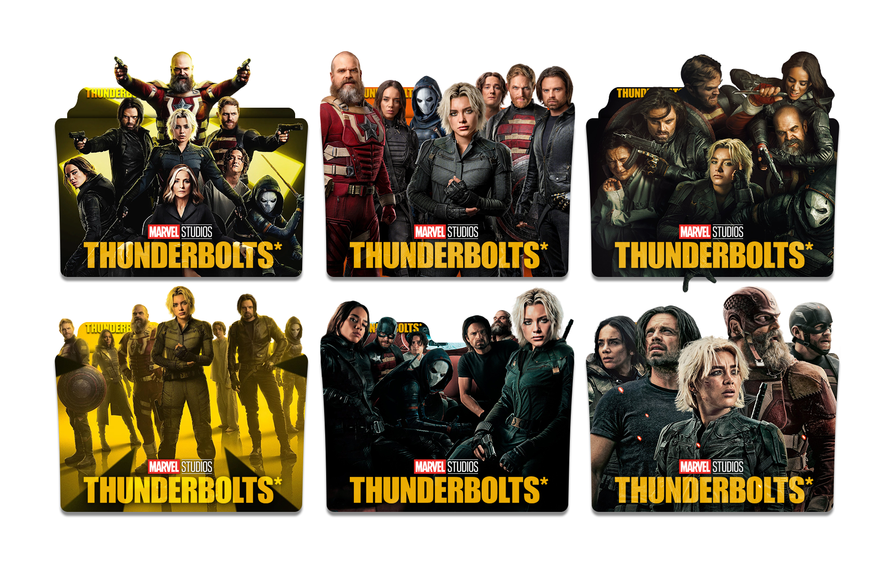 Thunderbolts* (2025) - Folder Icons by hekee on DeviantArt