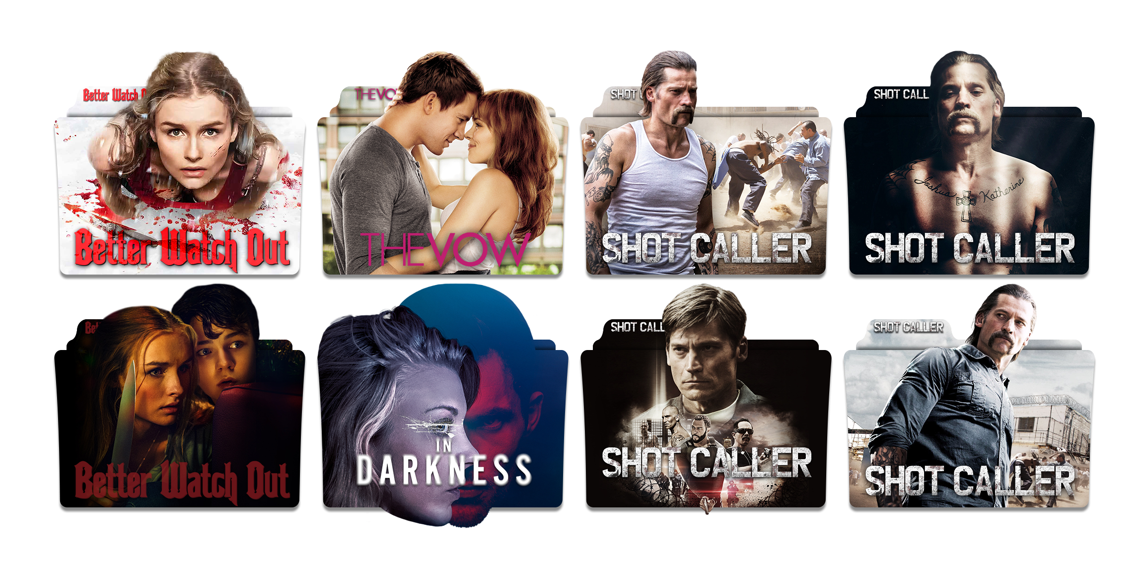 Random Movies - Folder Icon Pack 2 by hekee on DeviantArt
