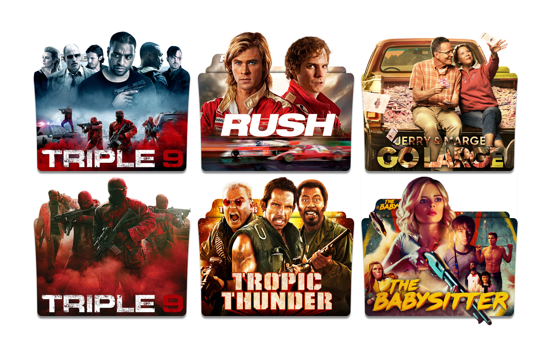 Random Movies - Folder Icon Pack 4 by hekee on DeviantArt