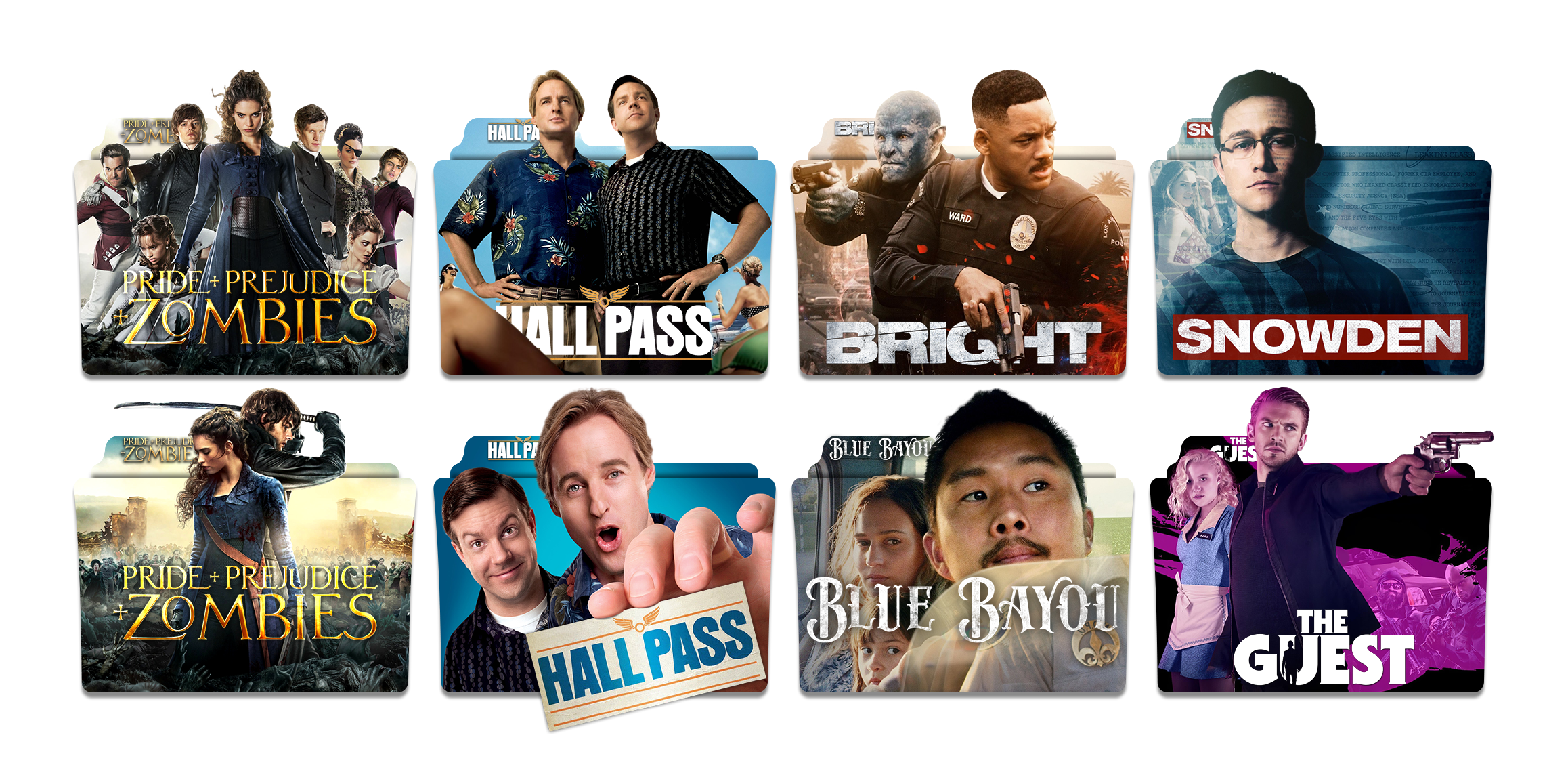 Random Movies - Folder Icon Pack 6 by hekee on DeviantArt