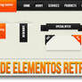 Retro web elements