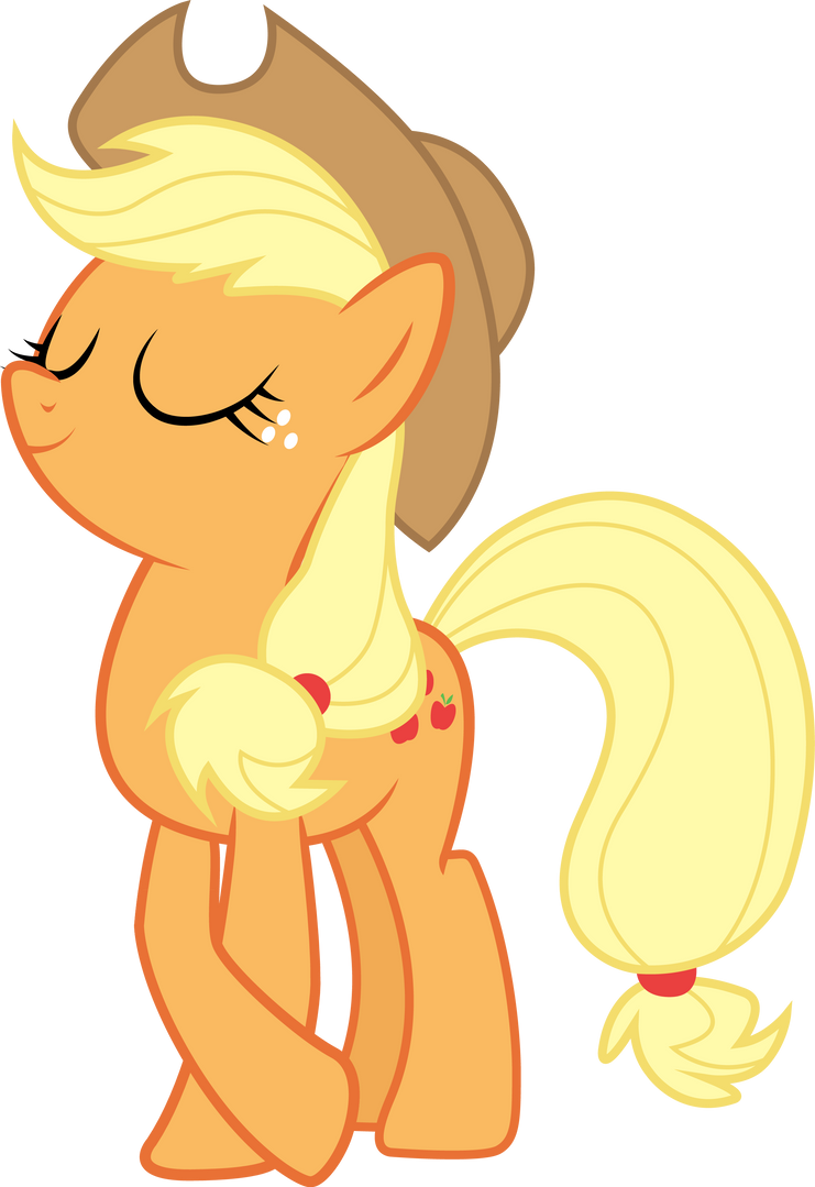 Posing Applejack by Silentmatten on DeviantArt
