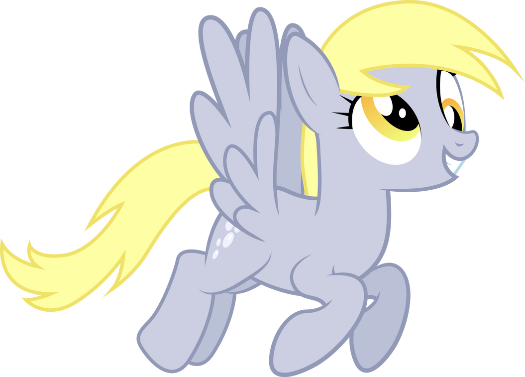 Derpy Hooves (Re-Vectored) by Silentmatten