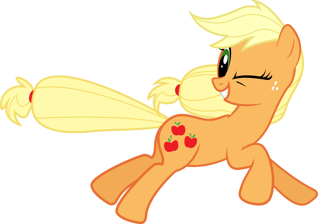 Running Applejack by Silentmatten