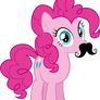 Moustache Pinkie Pie