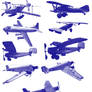 toy-airplane-brushes Photoshop