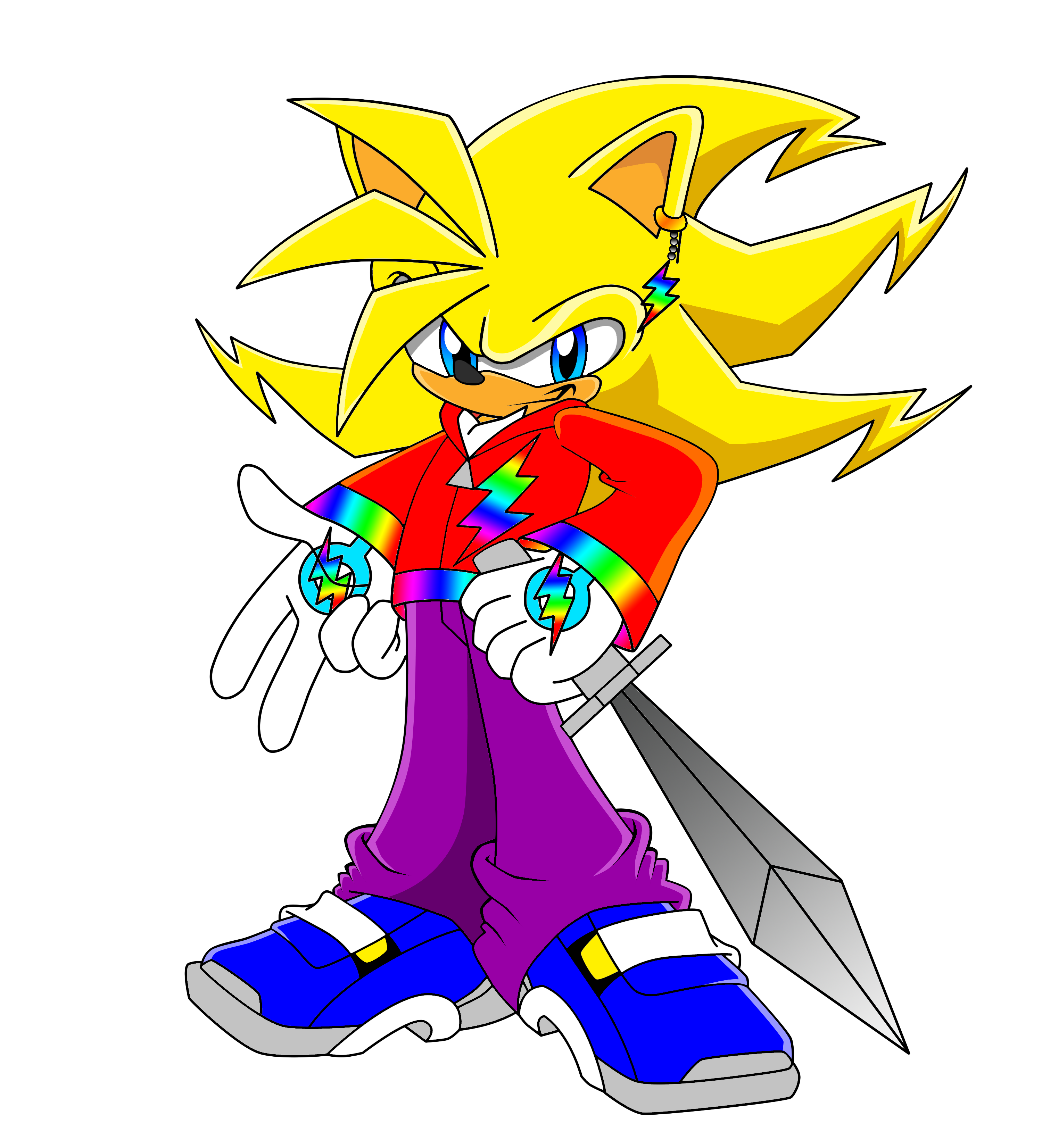 Lightning The Hedgehog by SONICXFan2012 on DeviantArt