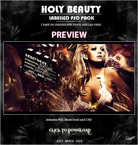 Holly Beauty PSD Pack