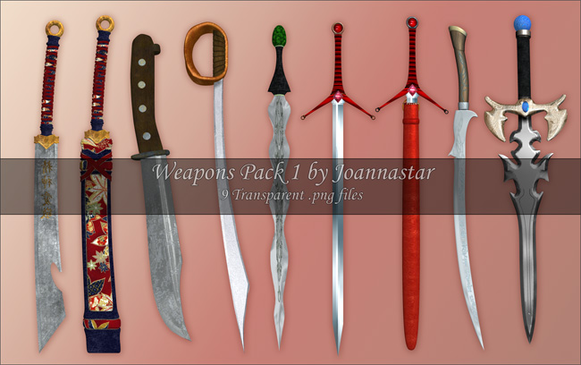 Weapons Pack 1 - Blades