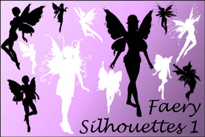 Faerie Silhouette Brushes 1