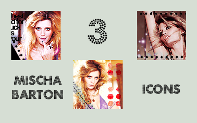 096. Mischa Barton 3 icons