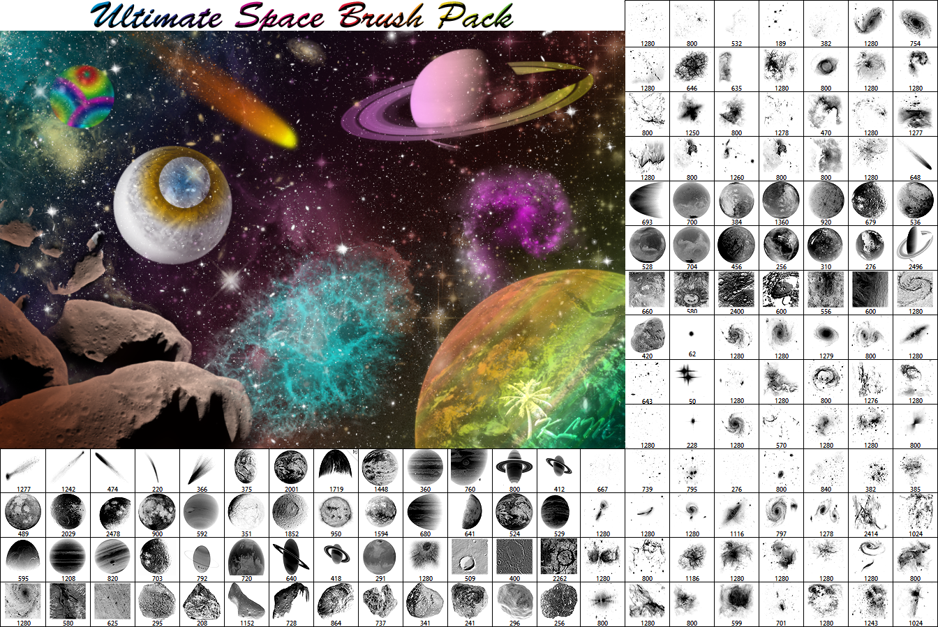 Ultimate Space Brush Pack - Part 2