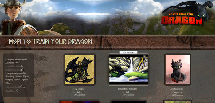 How To Train Your Dragon Gallery CSS