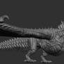 Alien Dragon King 3D Sculpt - 360 Video Preview