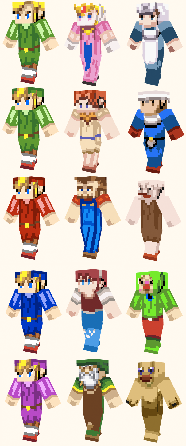 The legend Minecraft Skins