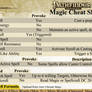 Pathfinder Magic Cheat Sheet