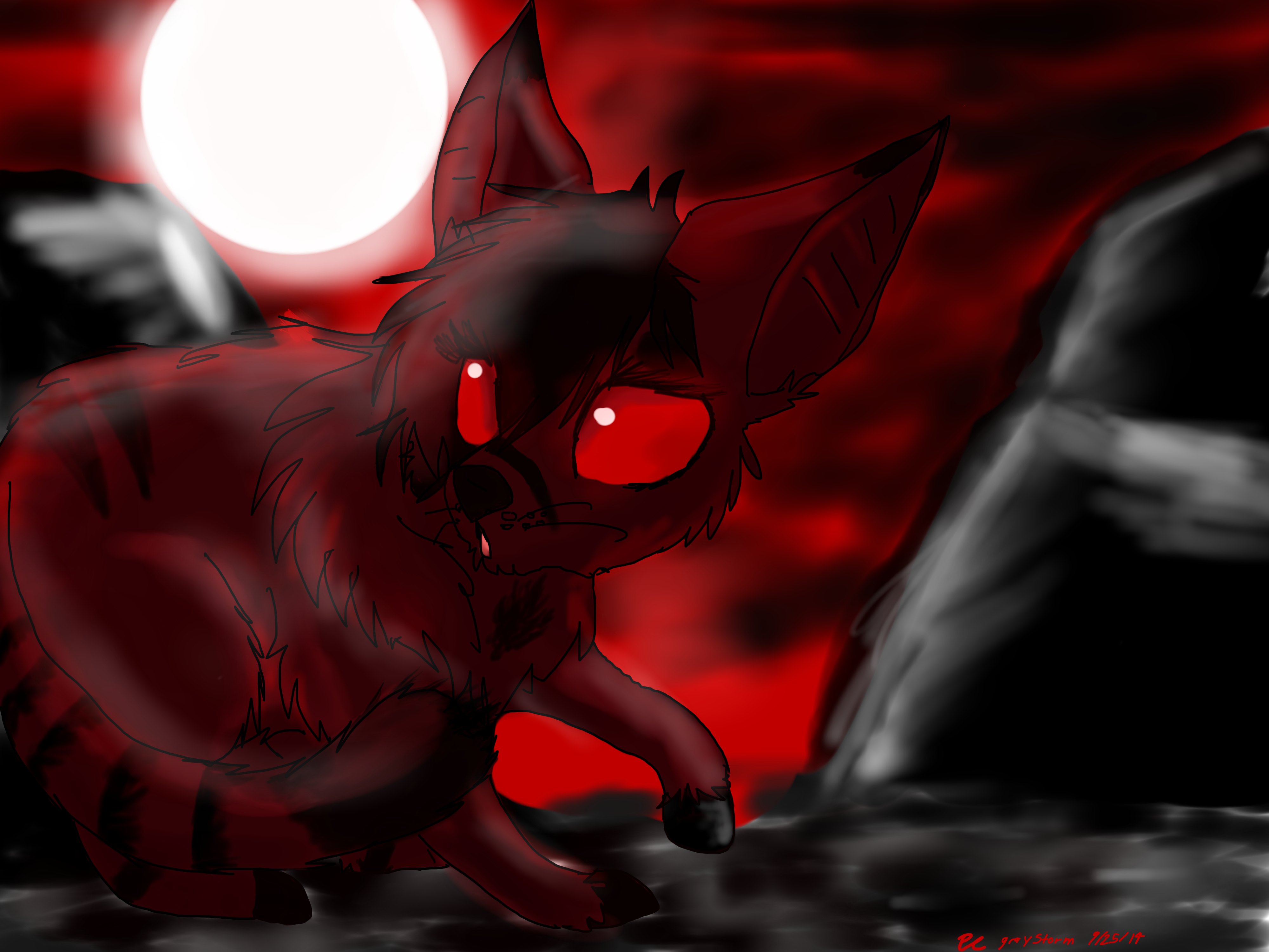 Crimson Night by Simplegrayowo on DeviantArt