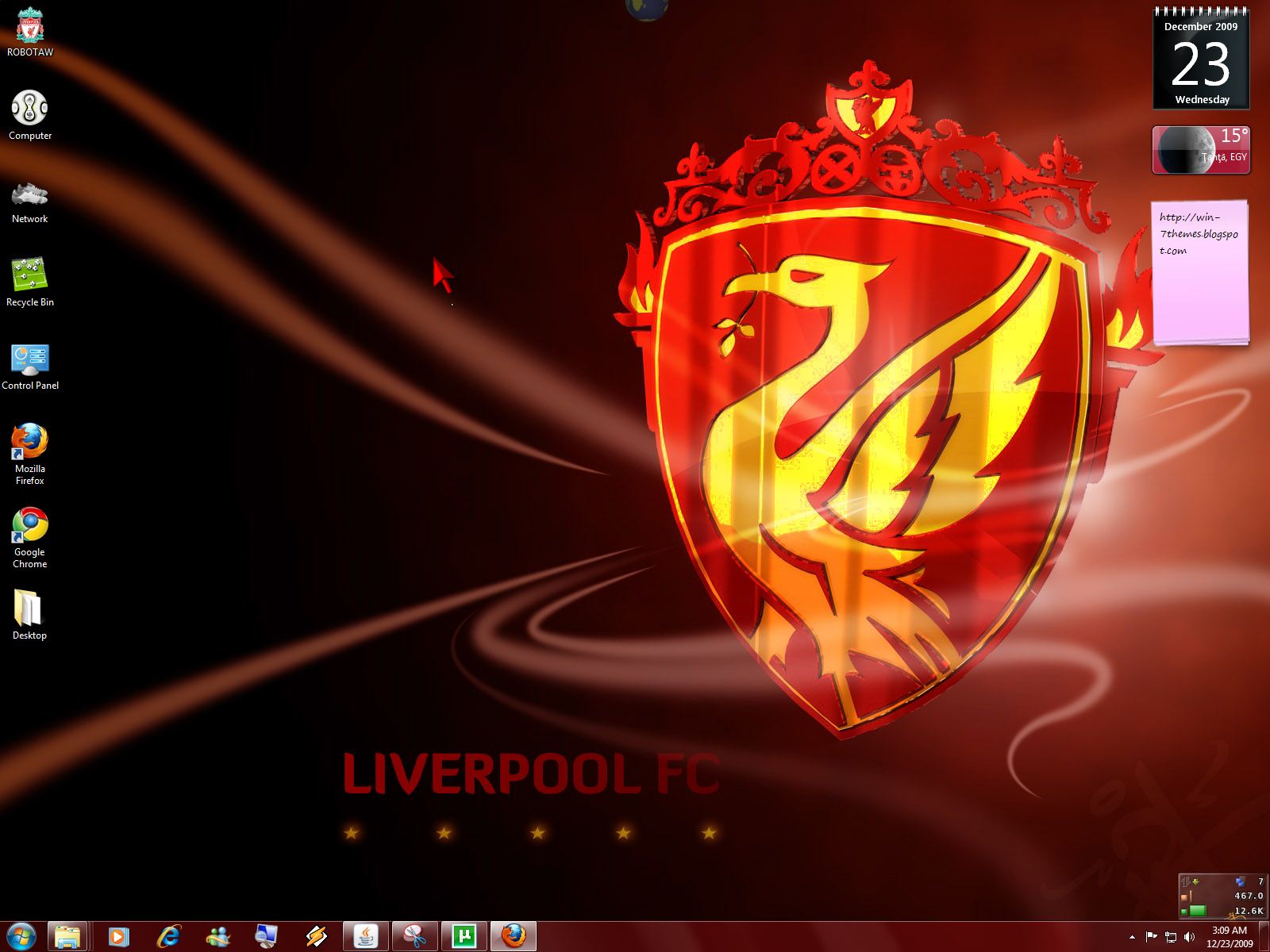 LiverPool Windows 7 Theme