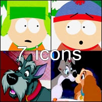 Disney and South Park icons by composingaburlesque on DeviantArt