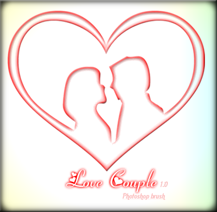 Love Couple -Photoshop brush-