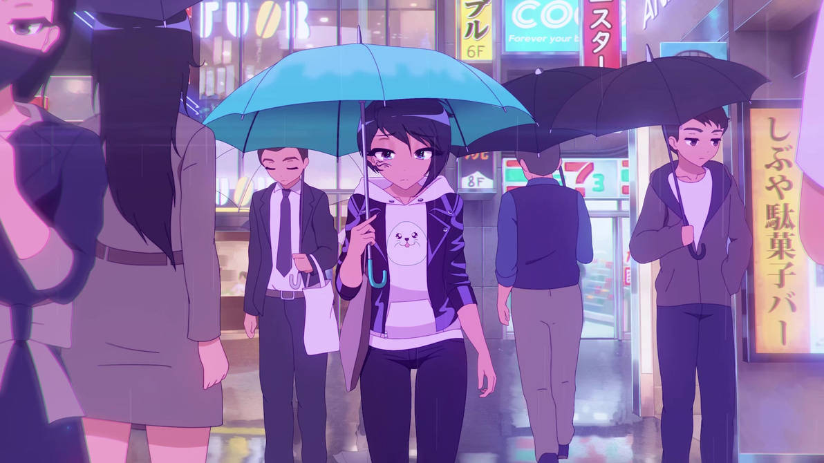 Umi going to work by LeoQueval on DeviantArt