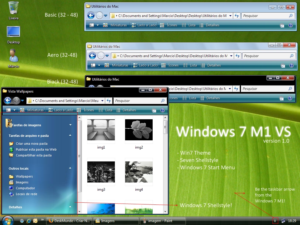 Windows Seven M1 VS