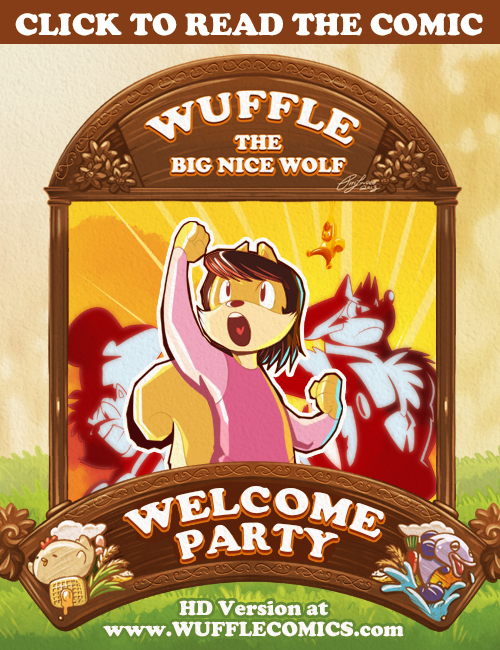 Wuffle Comics in Welcome Party