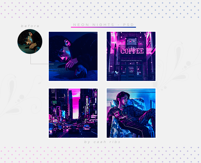 [PSD Colorings] Neon Nights by caahribs on DeviantArt