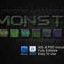 MONSTER Photoshop Style