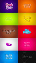 10x Game Logo Text Effect - PSD File by Chankreative